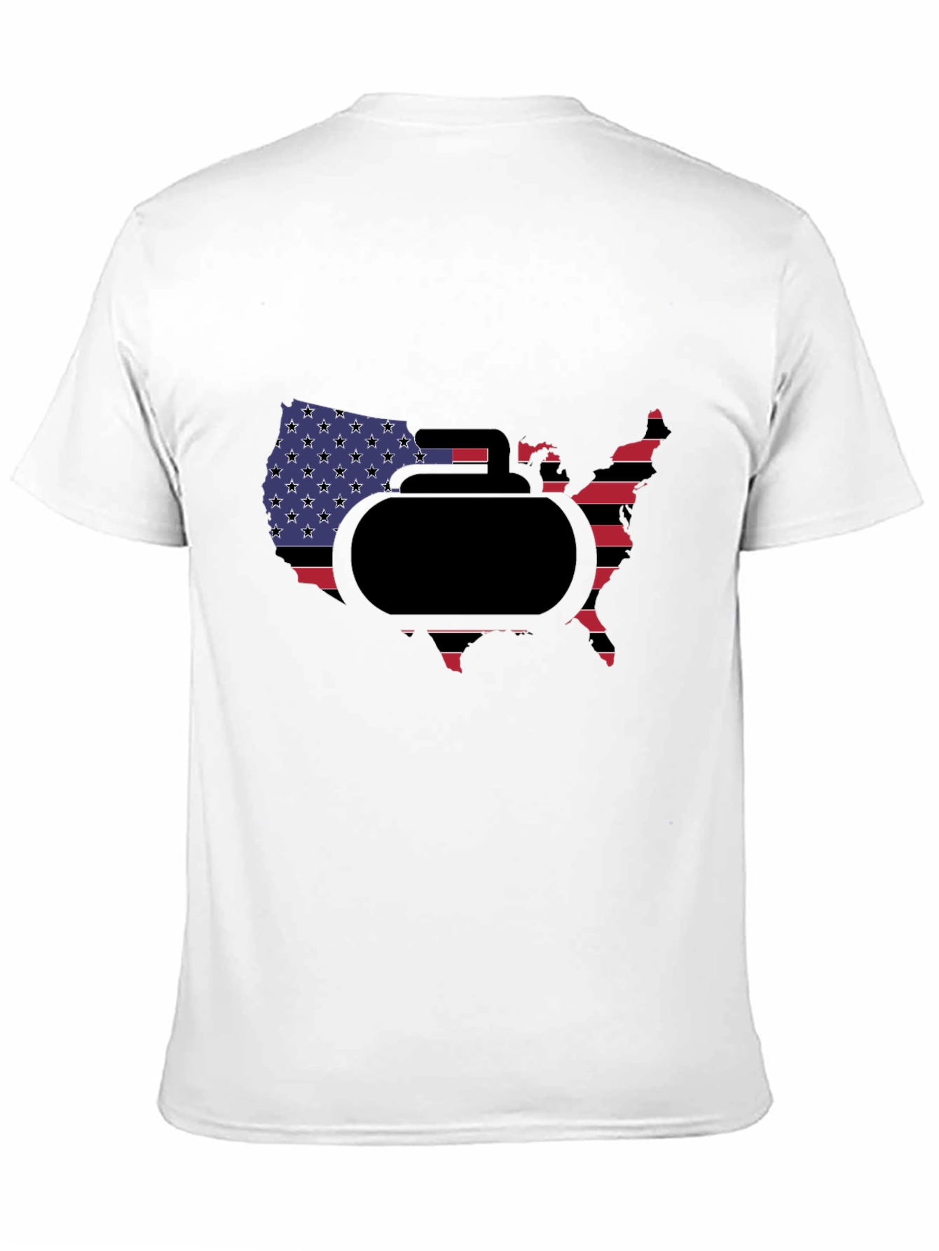 USA Curling Stone T-Shirt