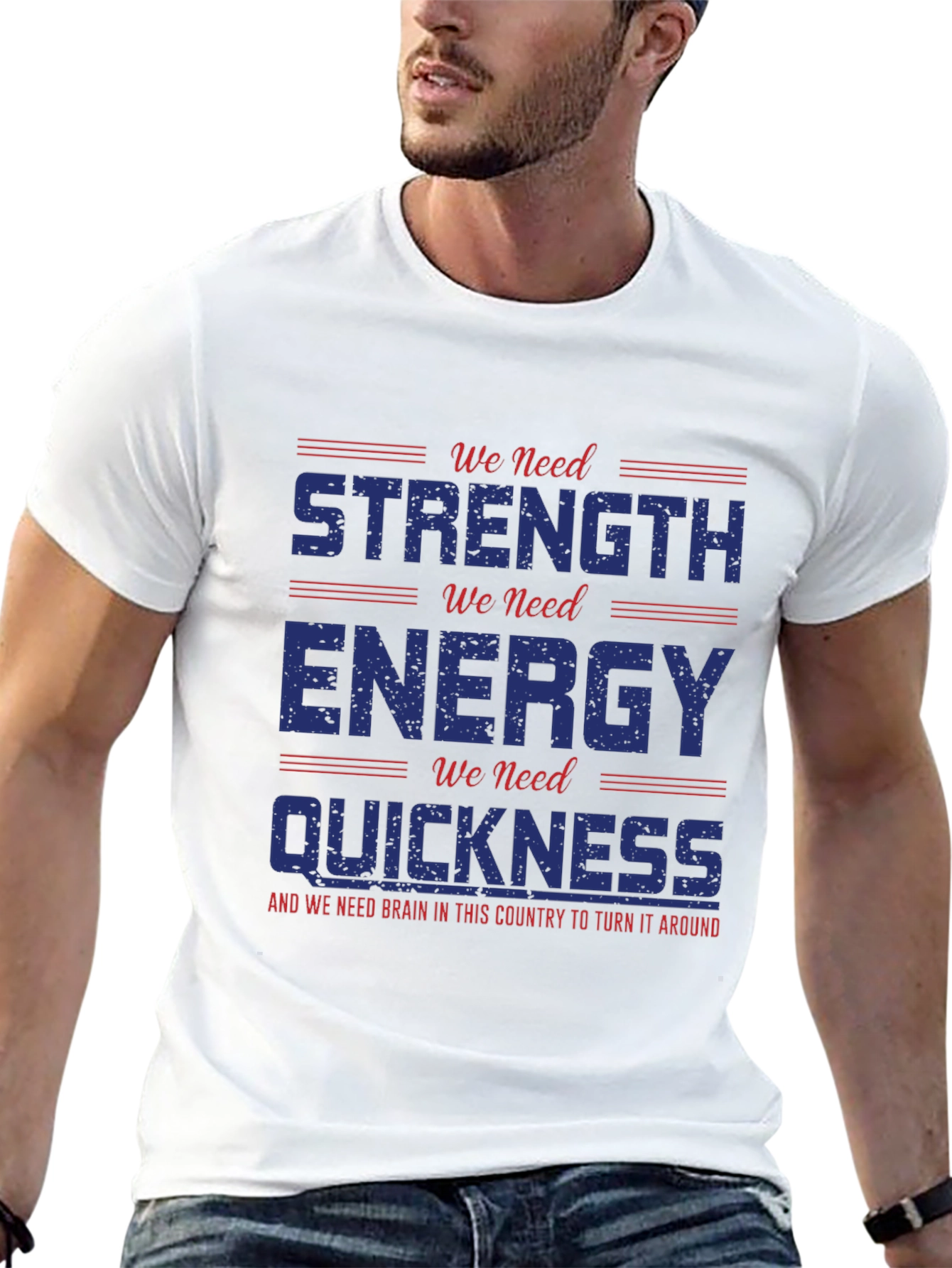 Strength Energy Quickness Graphic Tee