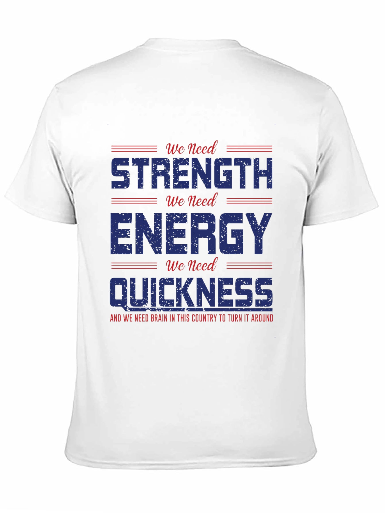 Strength Energy Quickness Graphic Tee