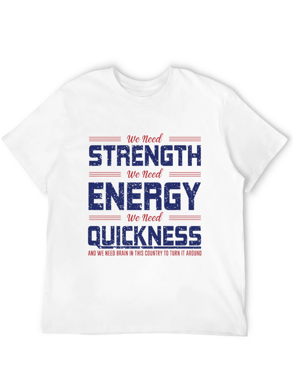 Strength Energy Quickness Graphic Tee