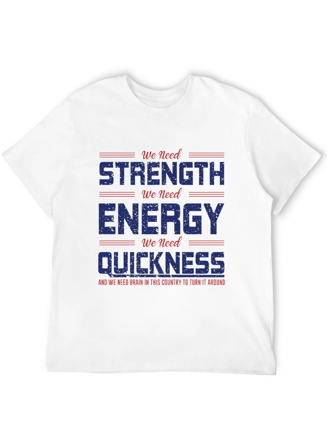 Strength Energy Quickness Graphic Tee