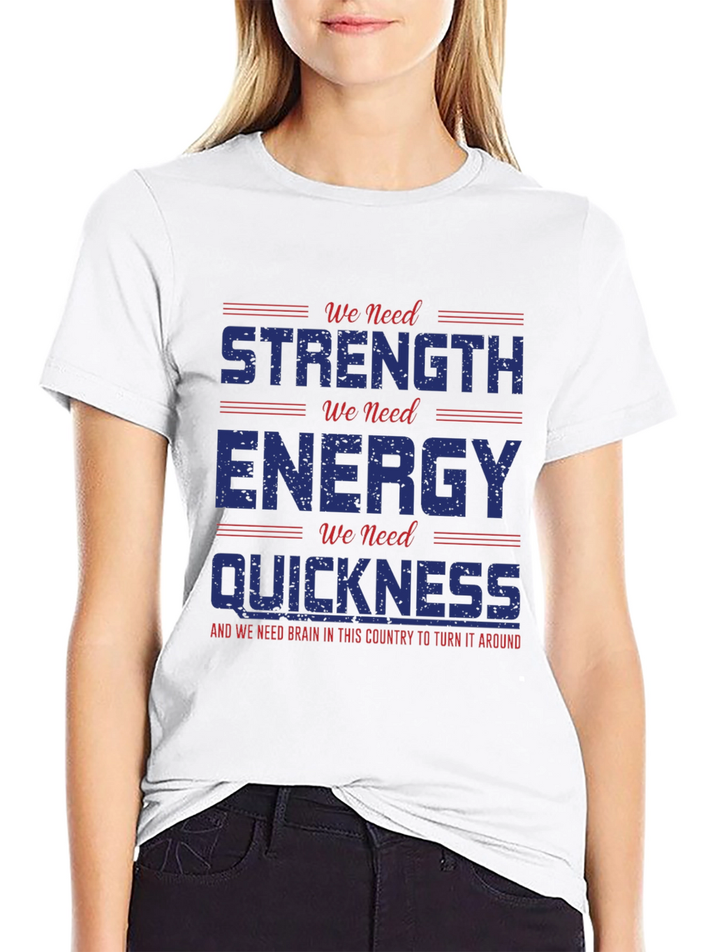 Strength Energy Quickness Graphic Tee