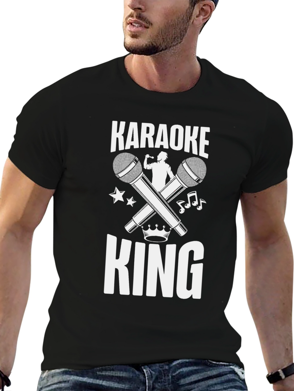 Karaoke King T-Shirt - Music Lover Tee