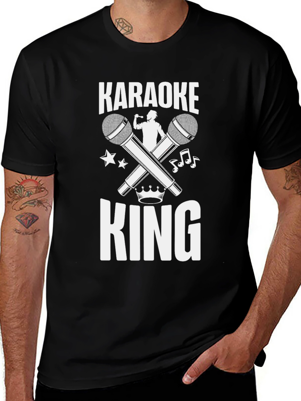 Karaoke King T-Shirt - Music Lover Tee