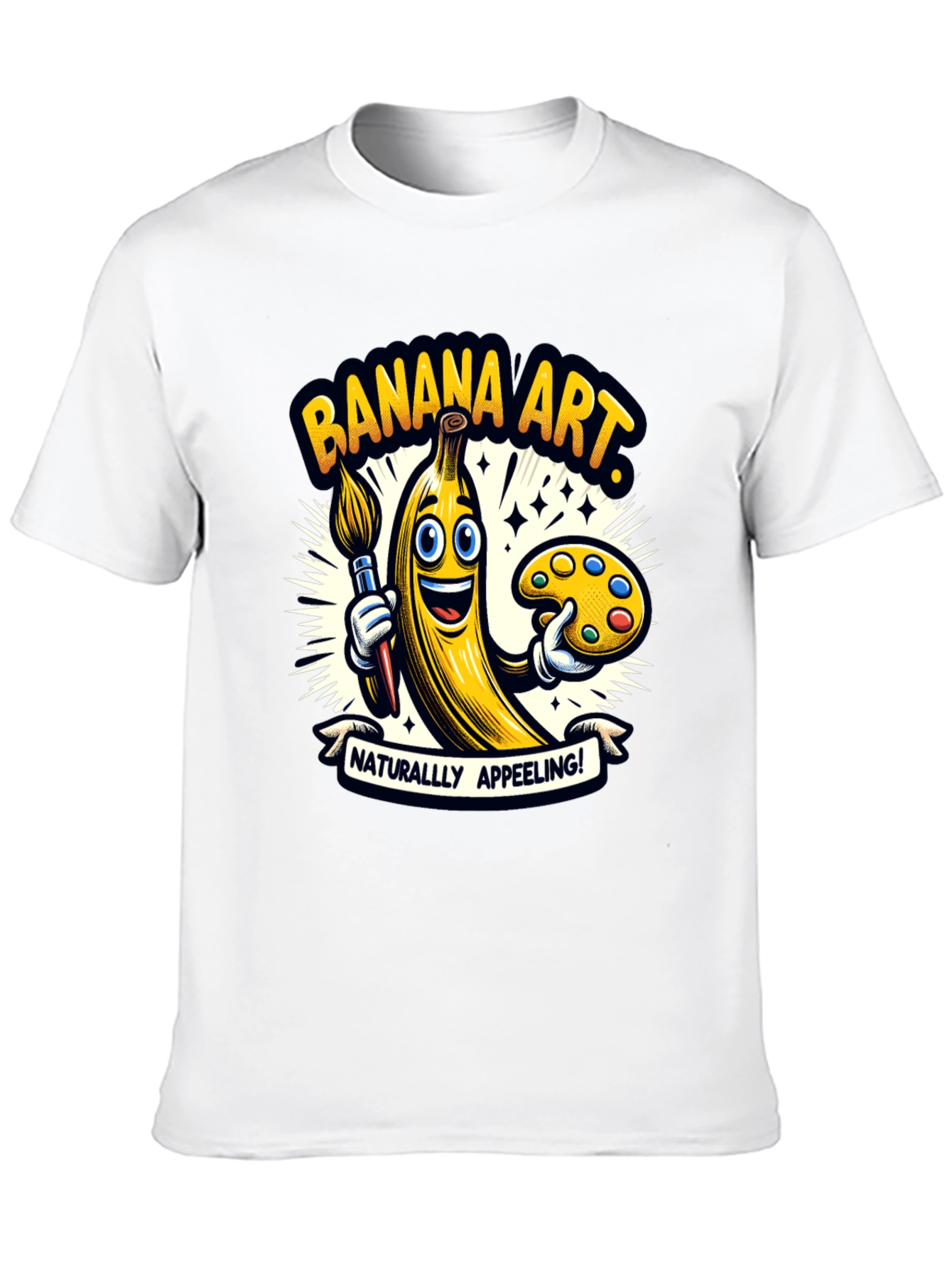 Banana Art T-Shirt - Naturally Appeeling Tee!