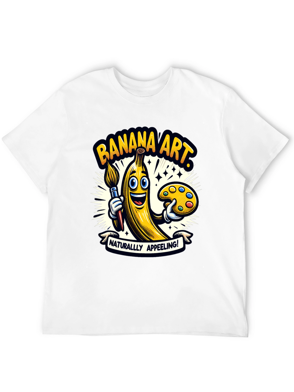 Banana Art T-Shirt - Naturally Appeeling Tee!