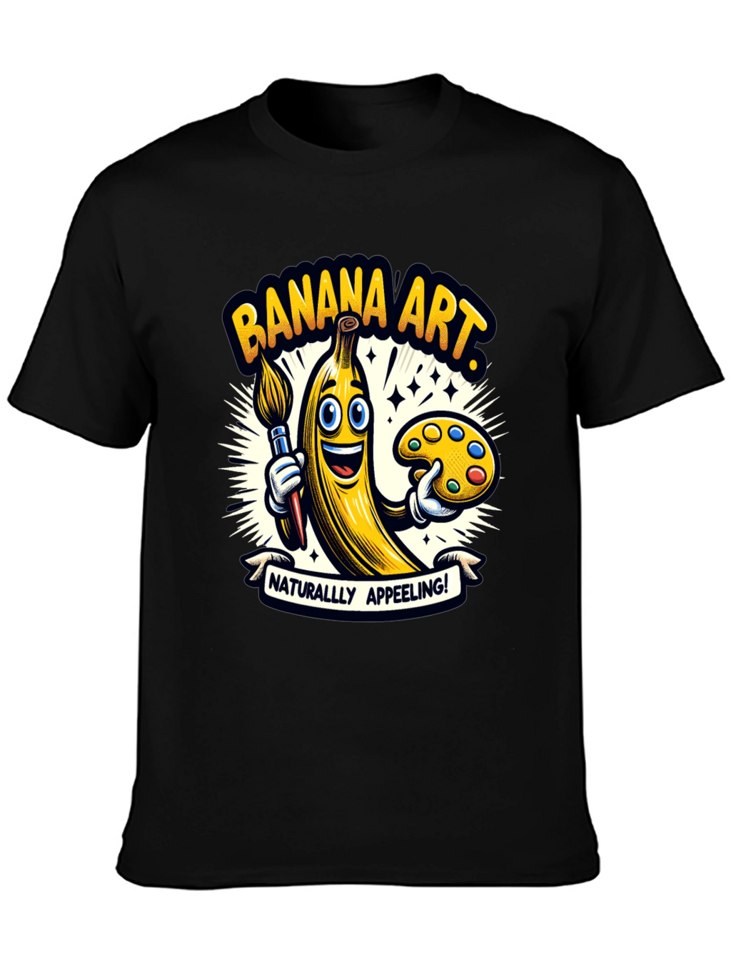 Banana Art T-Shirt - Naturally Appeeling Tee!