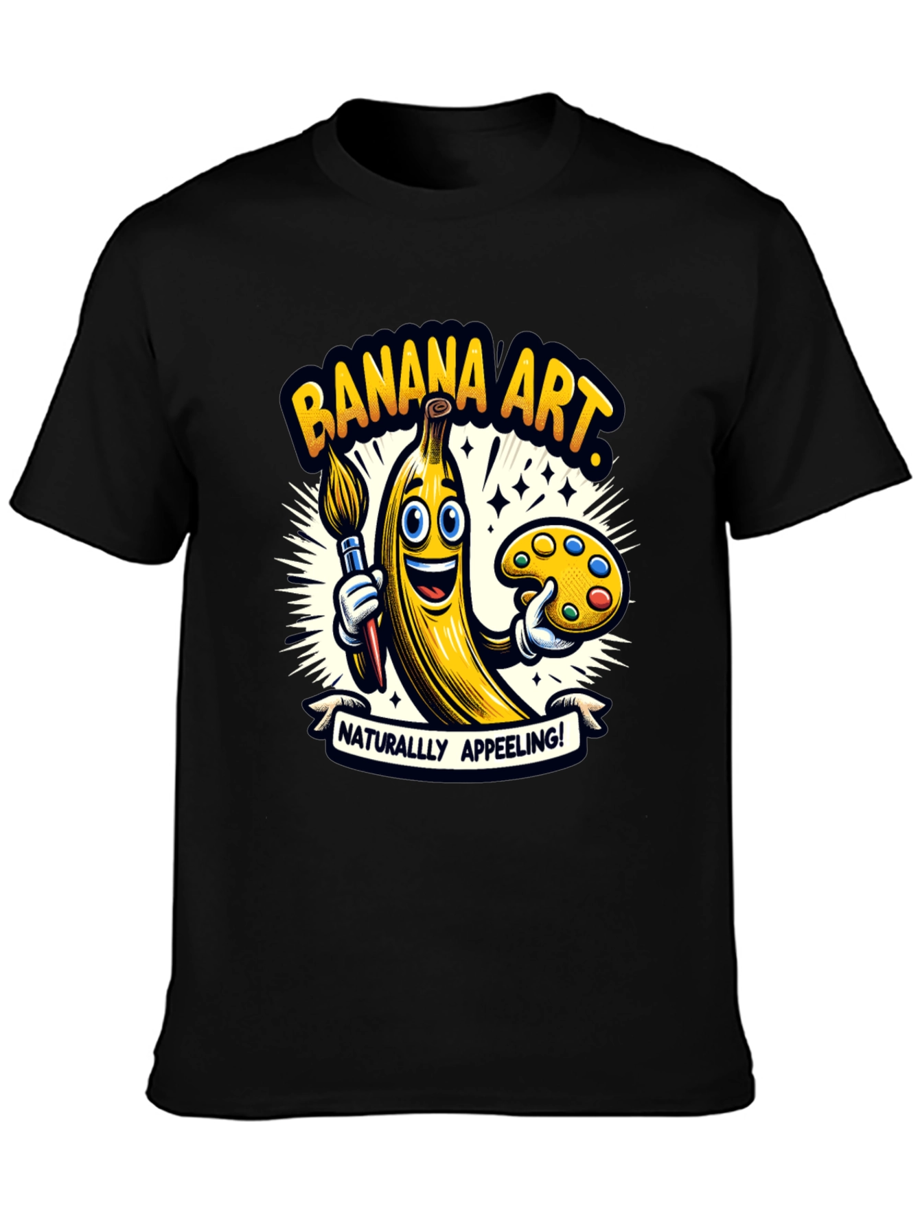 Banana Art T-Shirt - Naturally Appeeling Tee!