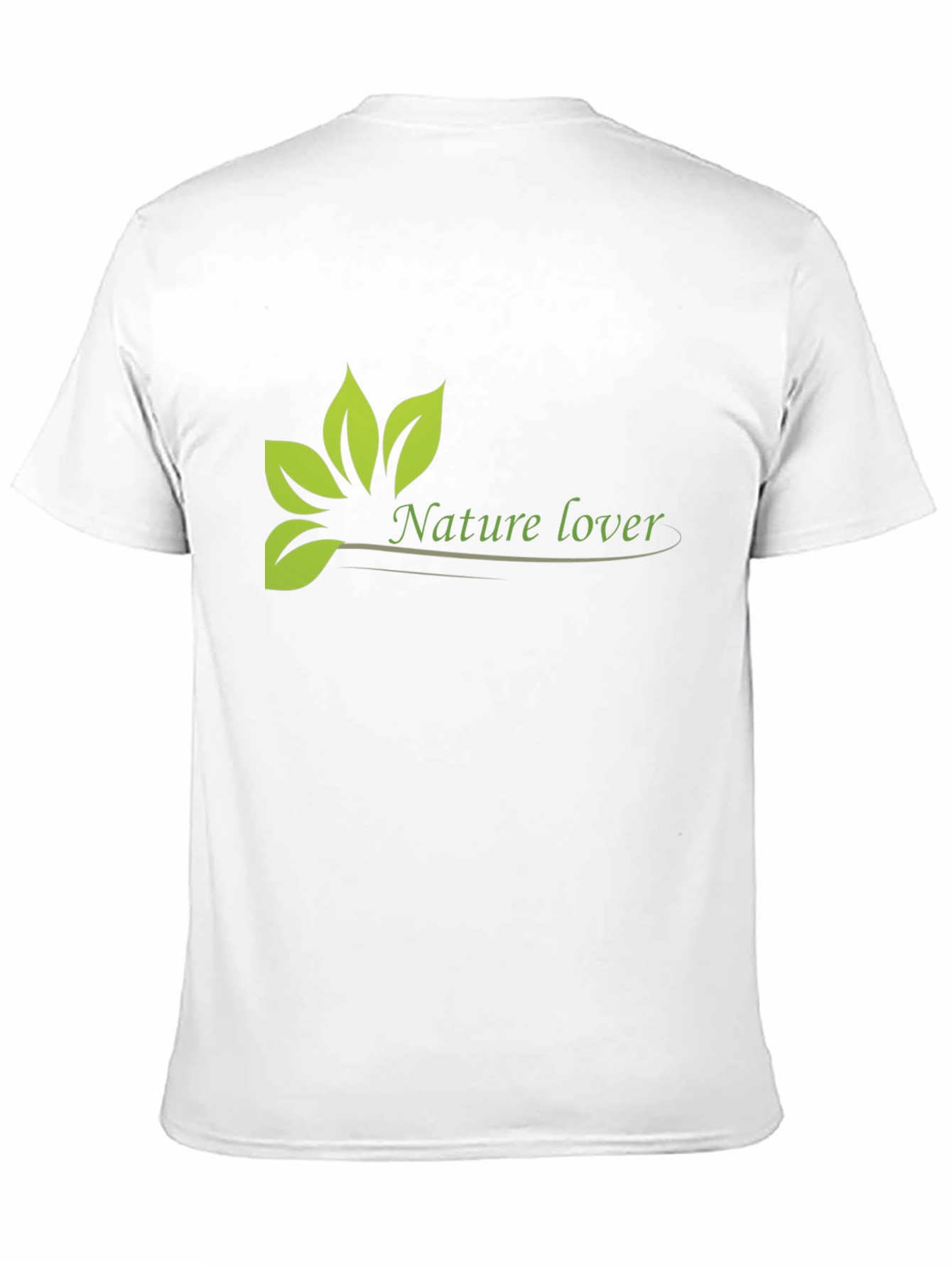Nature Lover Graphic Tee - Black Cotton T-Shirt