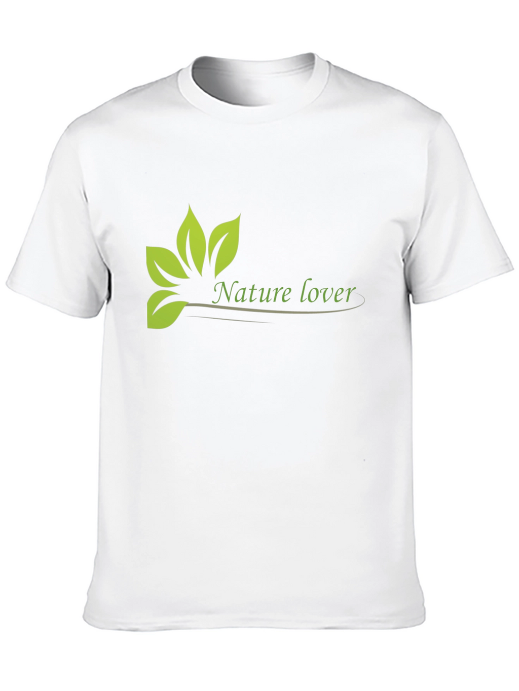 Nature Lover Graphic Tee - Black Cotton T-Shirt