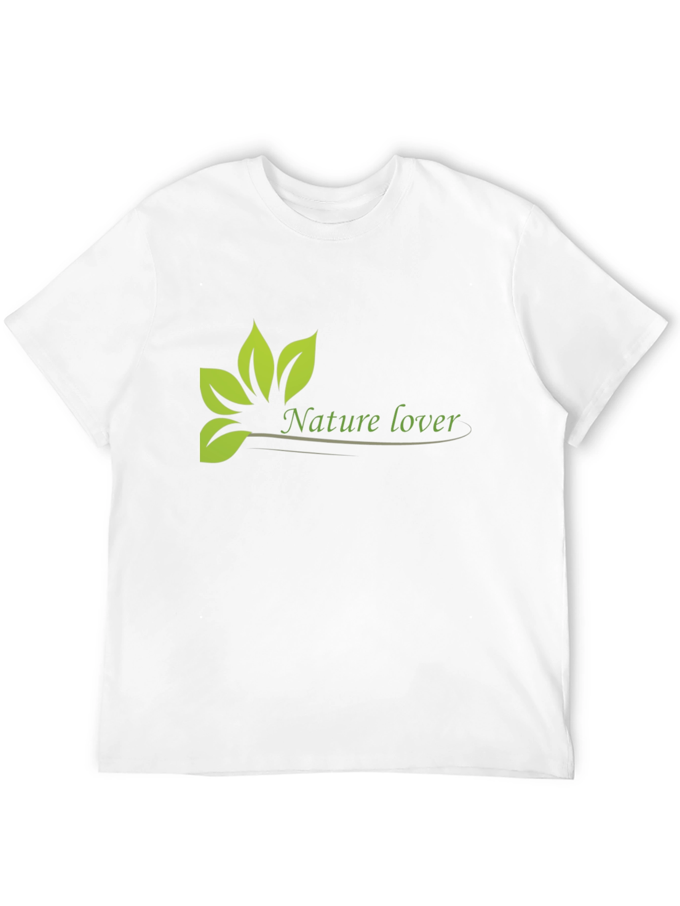 Nature Lover Graphic Tee - Black Cotton T-Shirt
