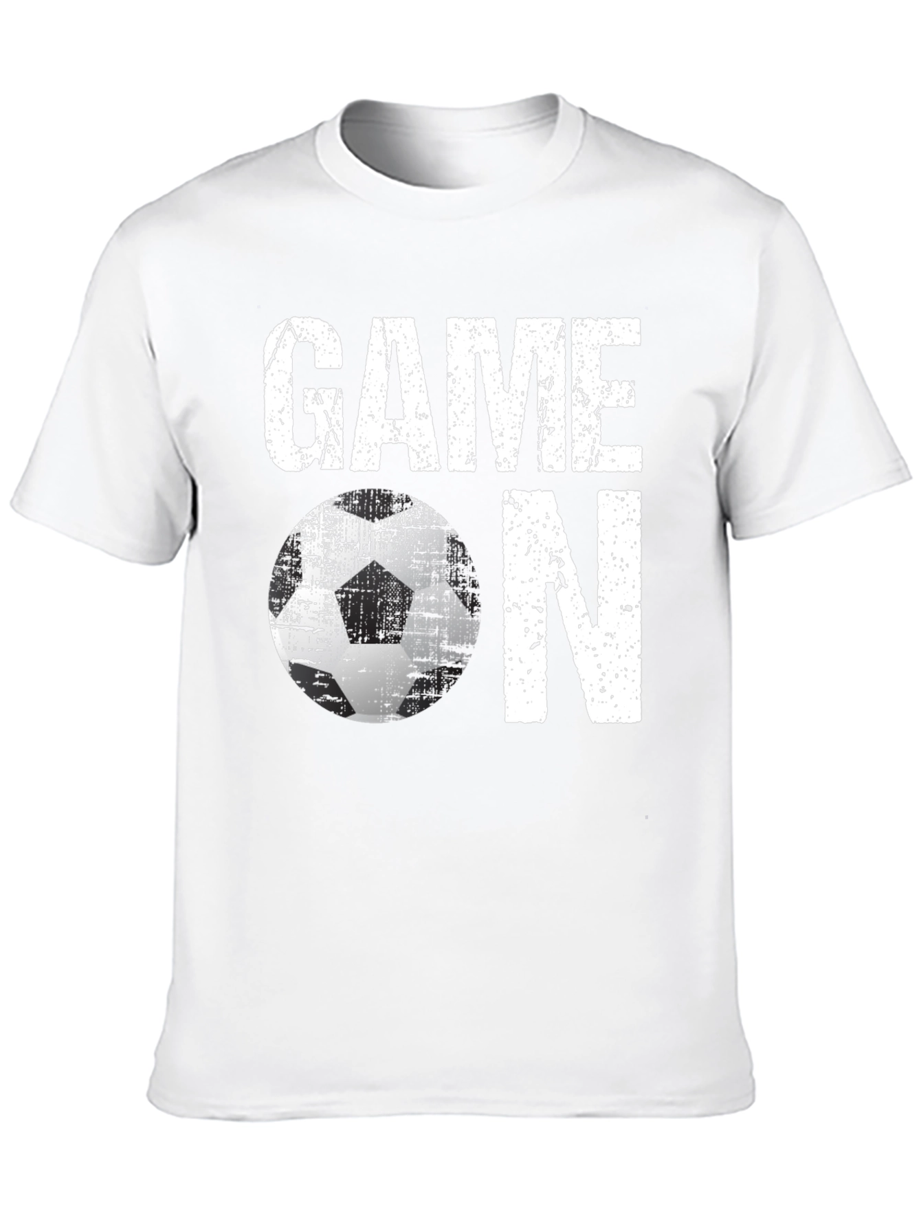 Game On Soccer T-Shirt - Distressed Graphic Tee