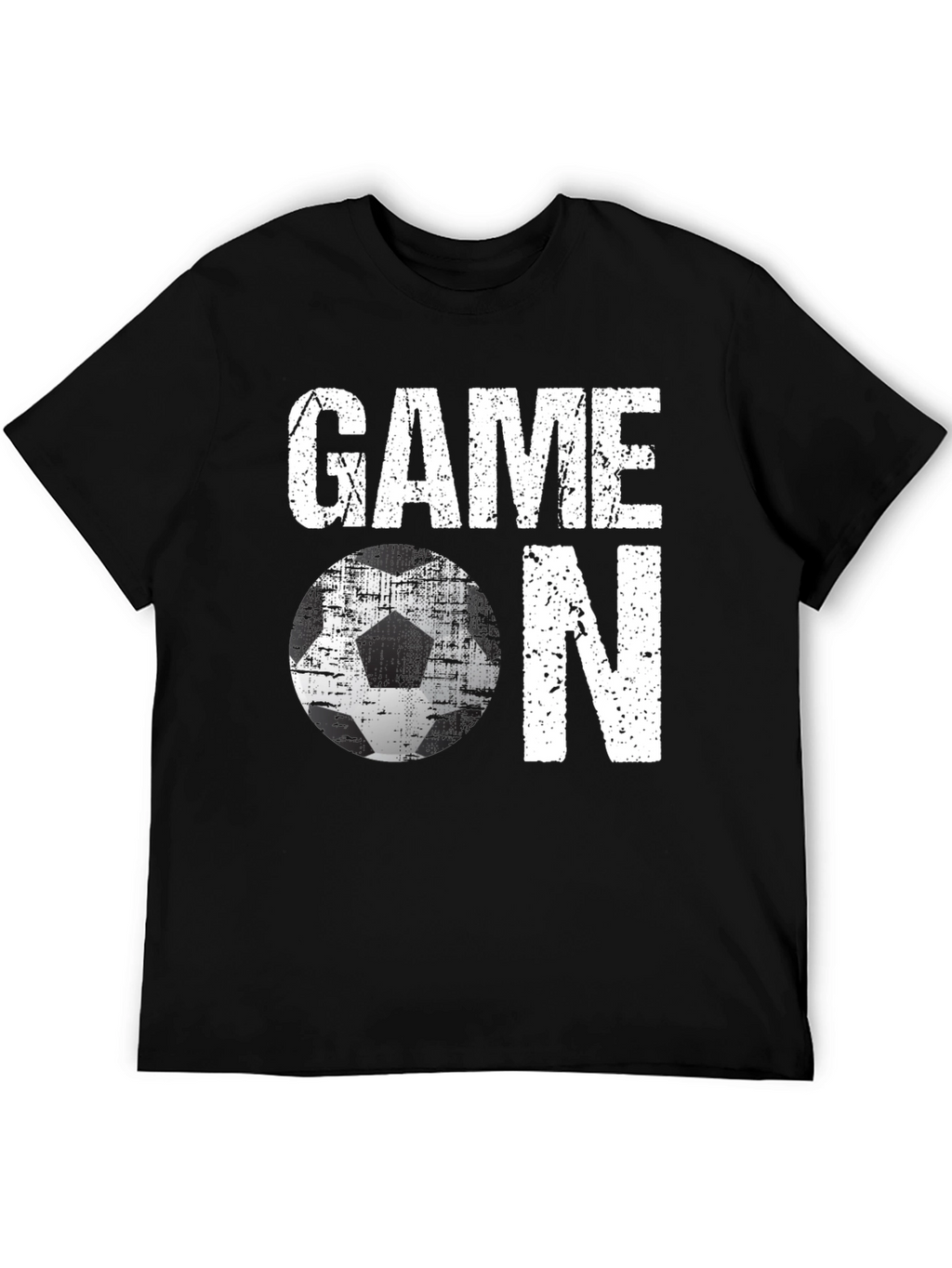 Game On Soccer T-Shirt - Distressed Graphic Tee