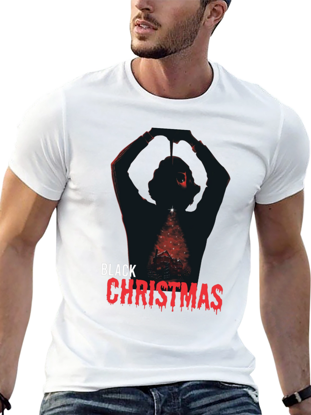 Black Christmas Graphic T-Shirt