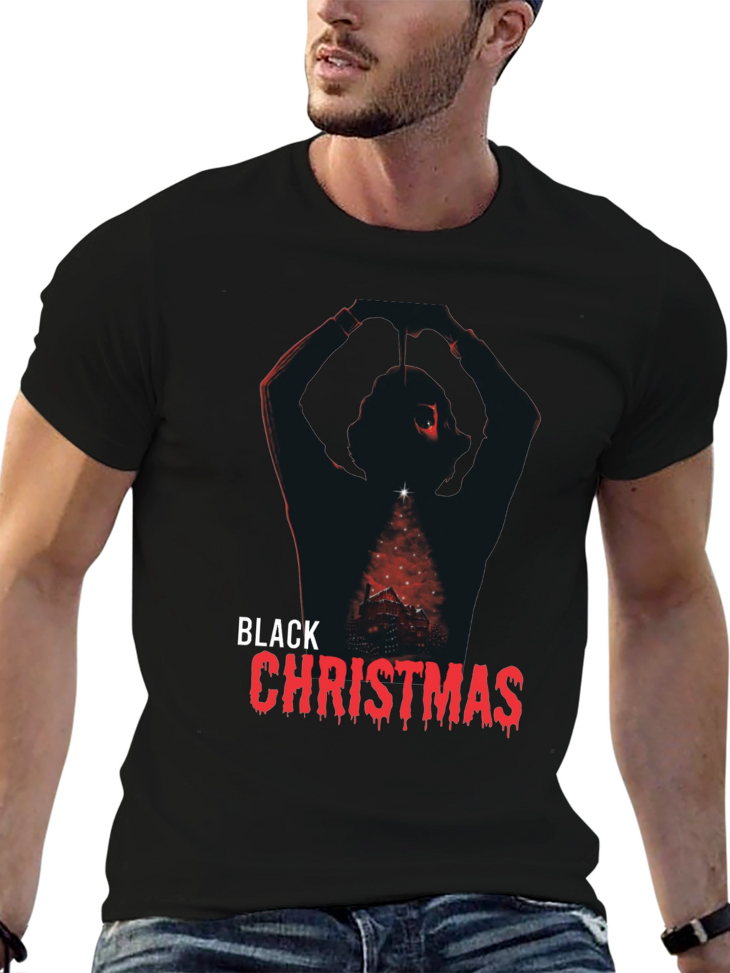 Black Christmas Graphic T-Shirt