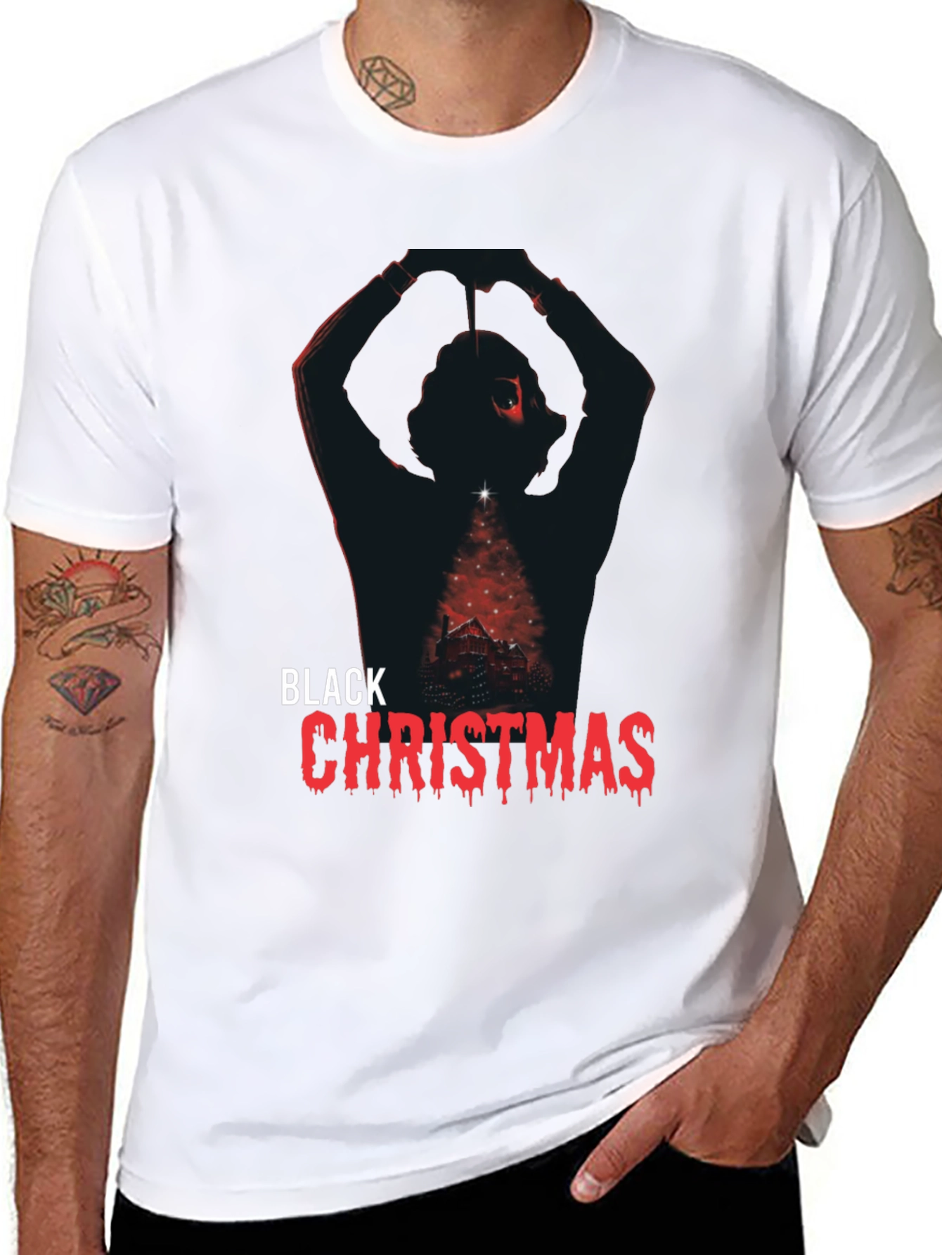 Black Christmas Graphic T-Shirt