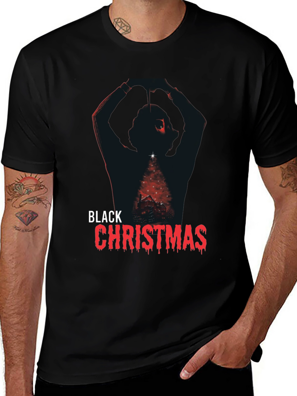 Black Christmas Graphic T-Shirt