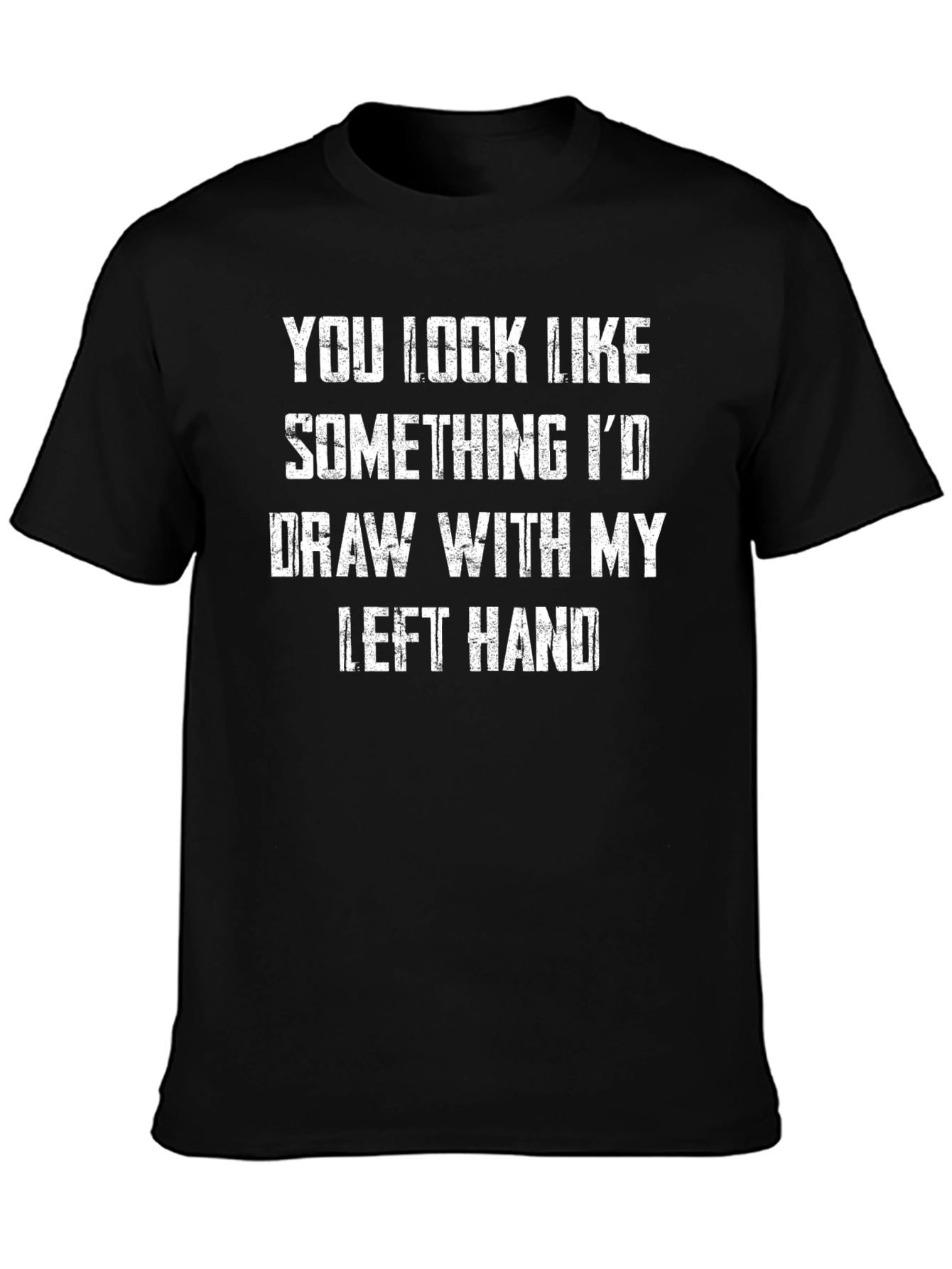 Funny Left-Handed Drawing T-Shirt