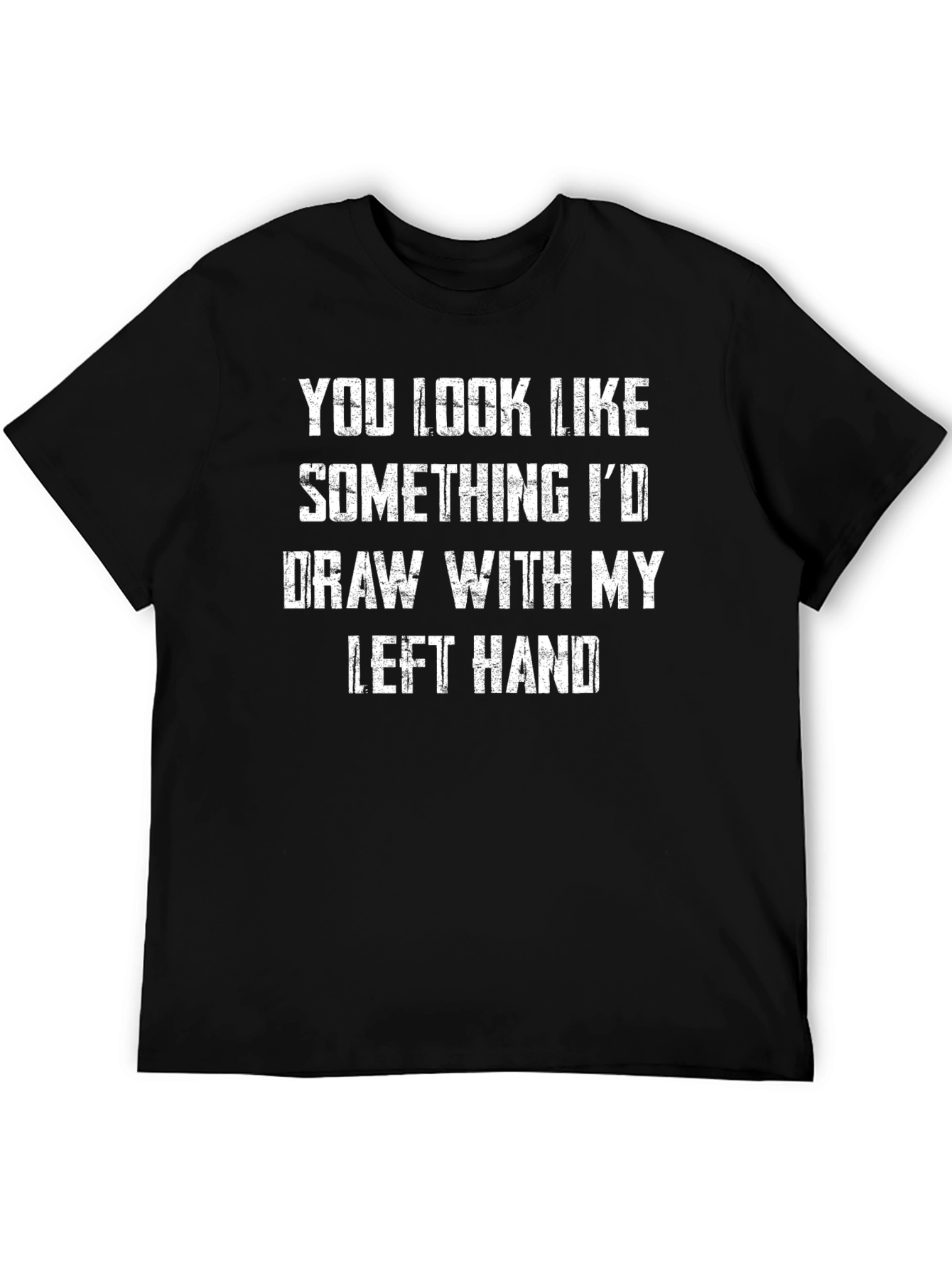 Funny Left-Handed Drawing T-Shirt