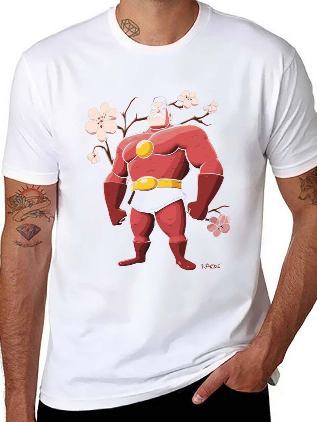 Sakura Superhero Graphic Tee