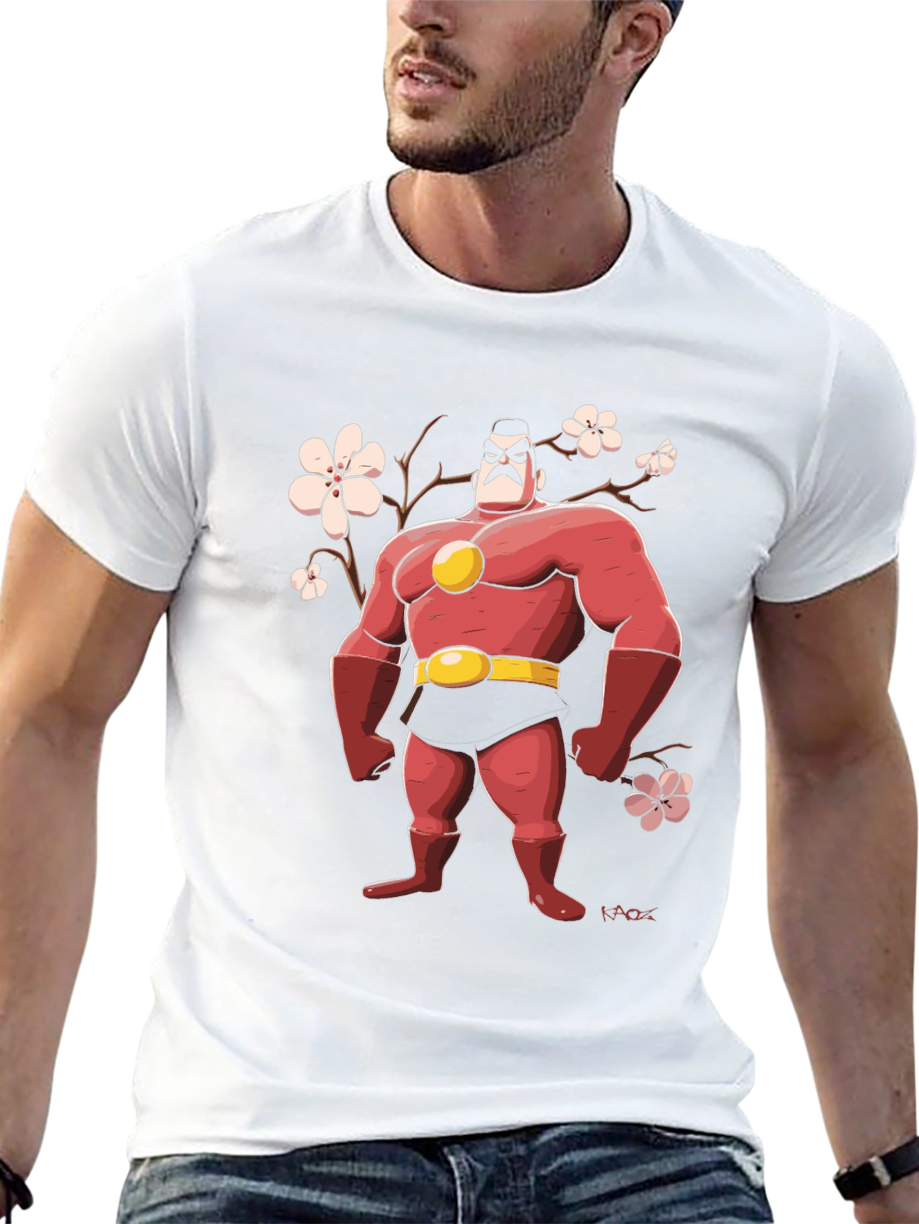 Sakura Superhero Graphic Tee