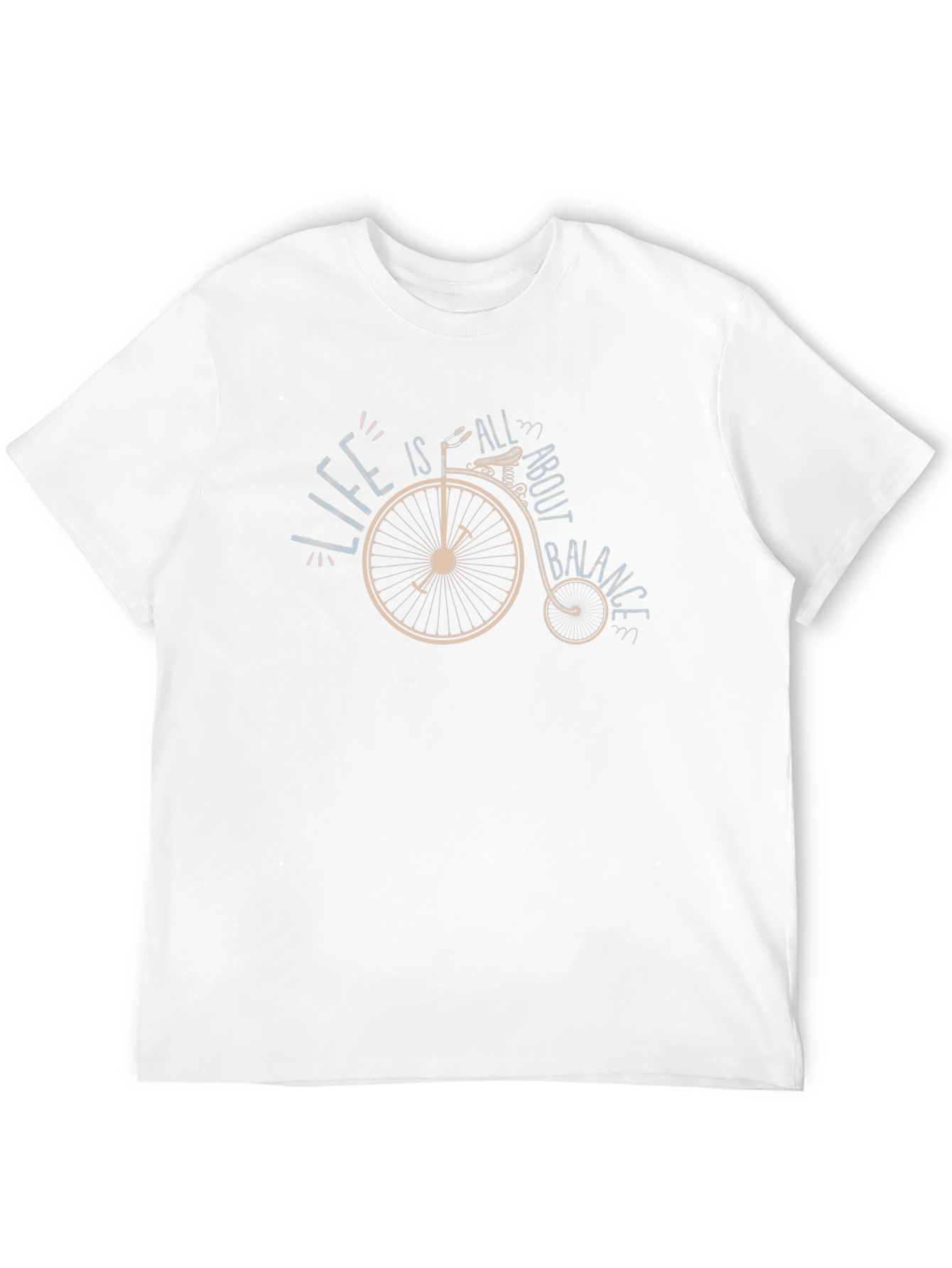 Life is All About Balance Black T-Shirt