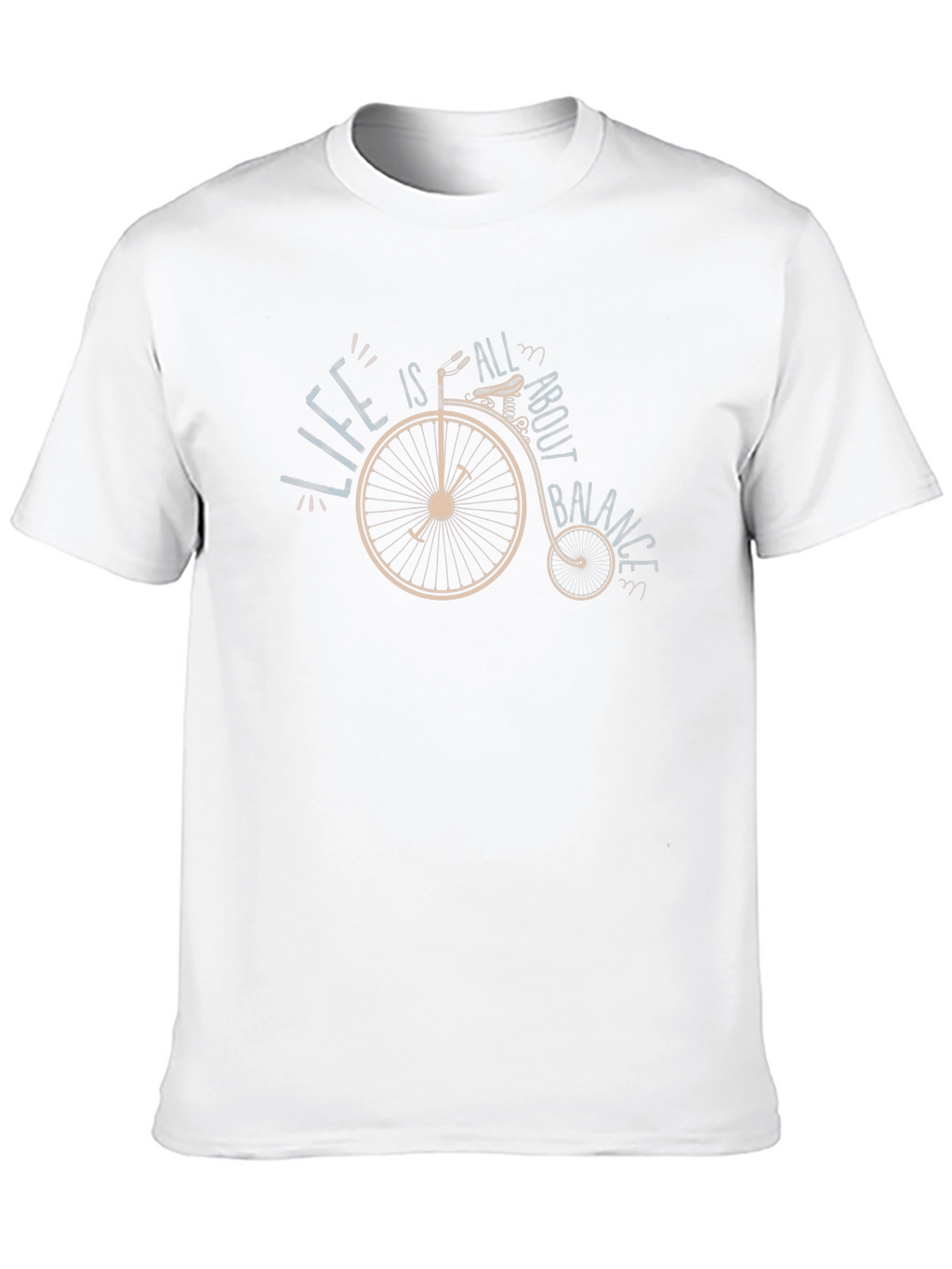 Life is All About Balance Black T-Shirt