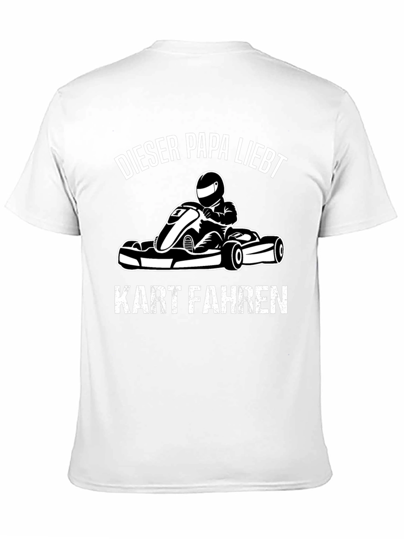 Dieser Papa Liebt Kart Fahren Black T-Shirt