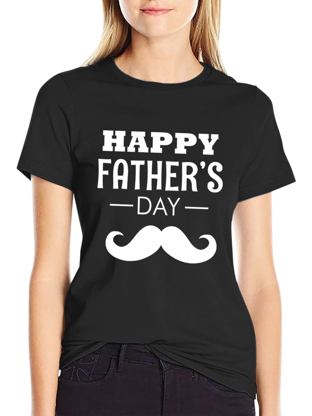 Happy Fathers Day Mustache T-Shirt