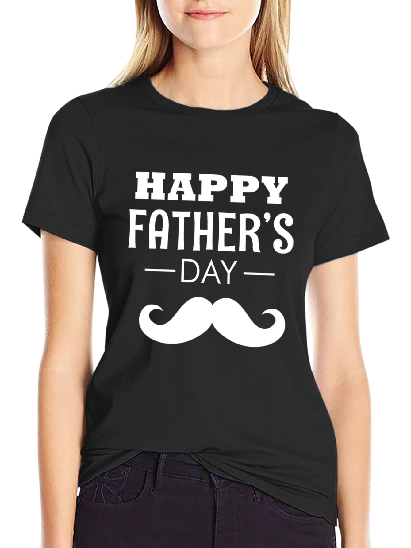 Happy Fathers Day Mustache T-Shirt