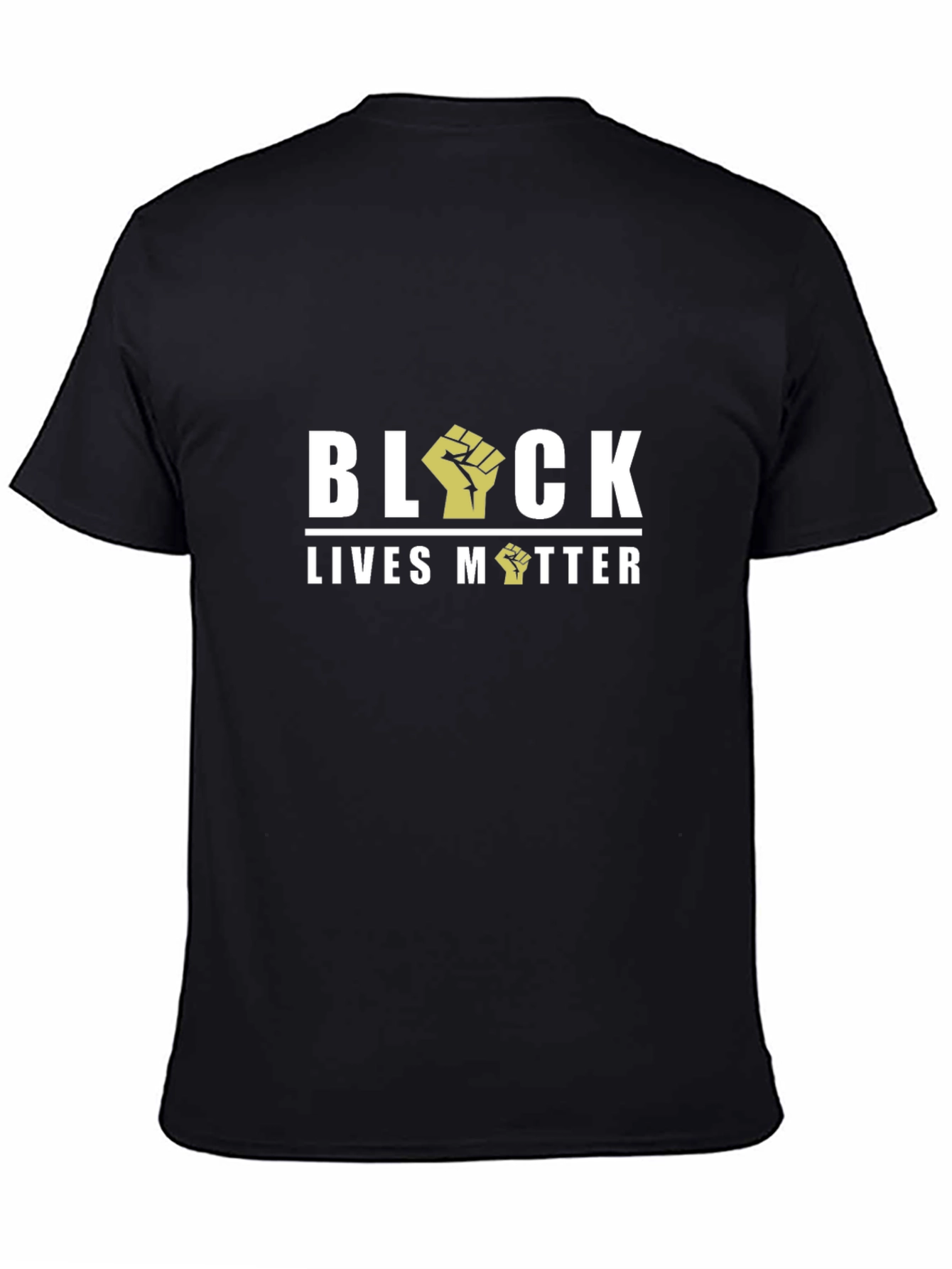Black Lives Matter Graphic Tee - Mens Black T-Shirt