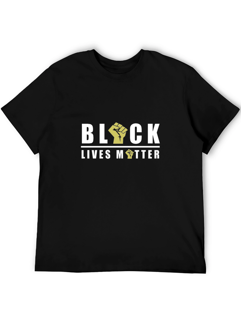 Black Lives Matter Graphic Tee - Mens Black T-Shirt