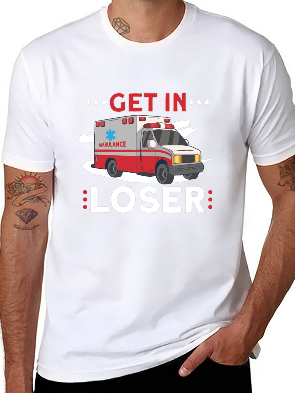 Get In Loser Ambulance T-Shirt
