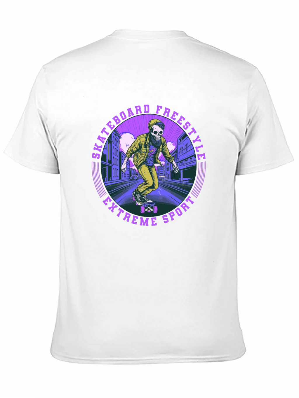Skateboard Freestyle Tee - Extreme Sports Graphic