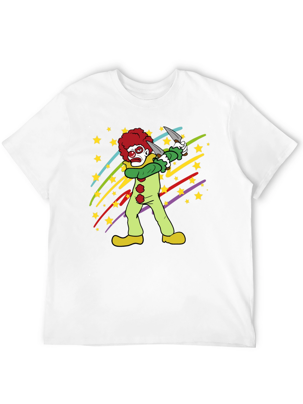 Clown Graphic Tee - Spooky Fun!