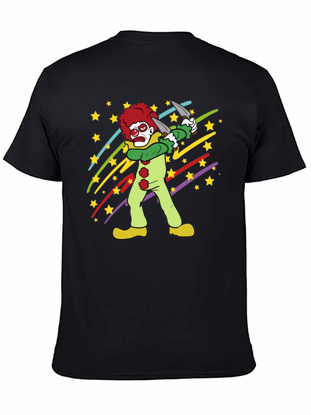 Clown Graphic Tee - Spooky Fun!