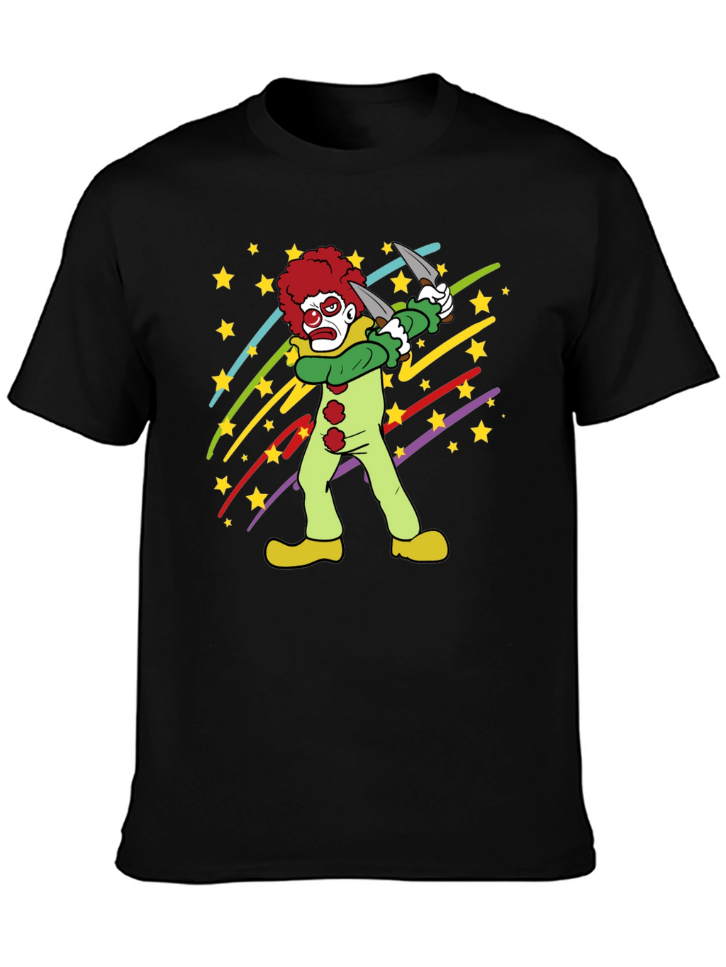 Clown Graphic Tee - Spooky Fun!