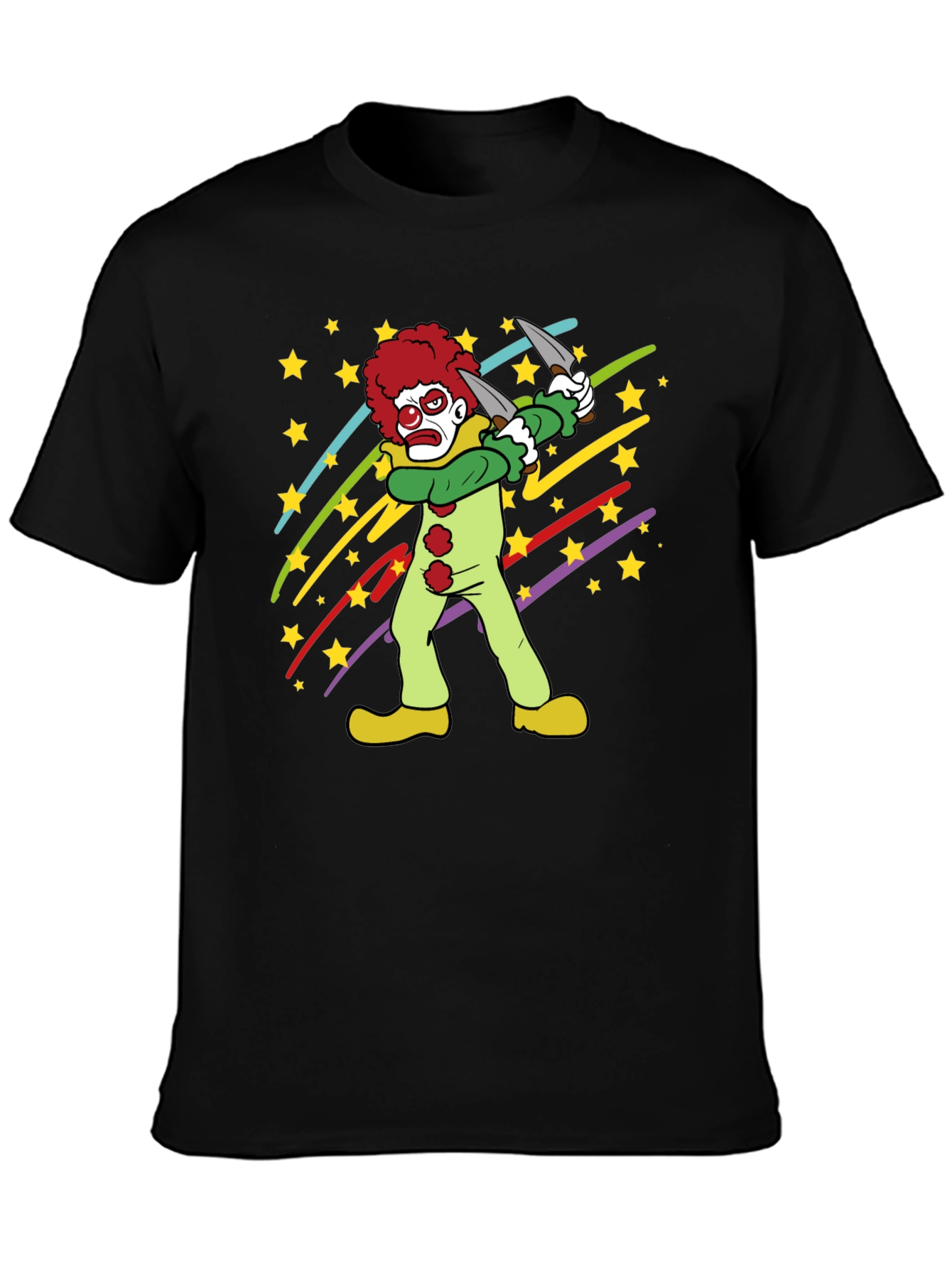Clown Graphic Tee - Spooky Fun!
