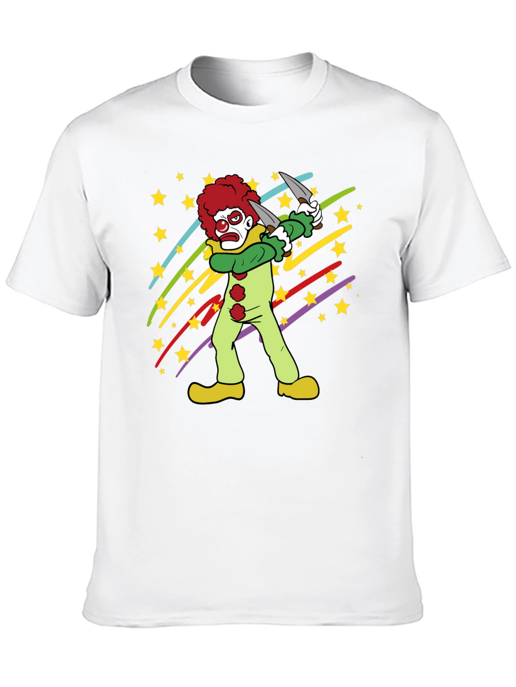 Clown Graphic Tee - Spooky Fun!