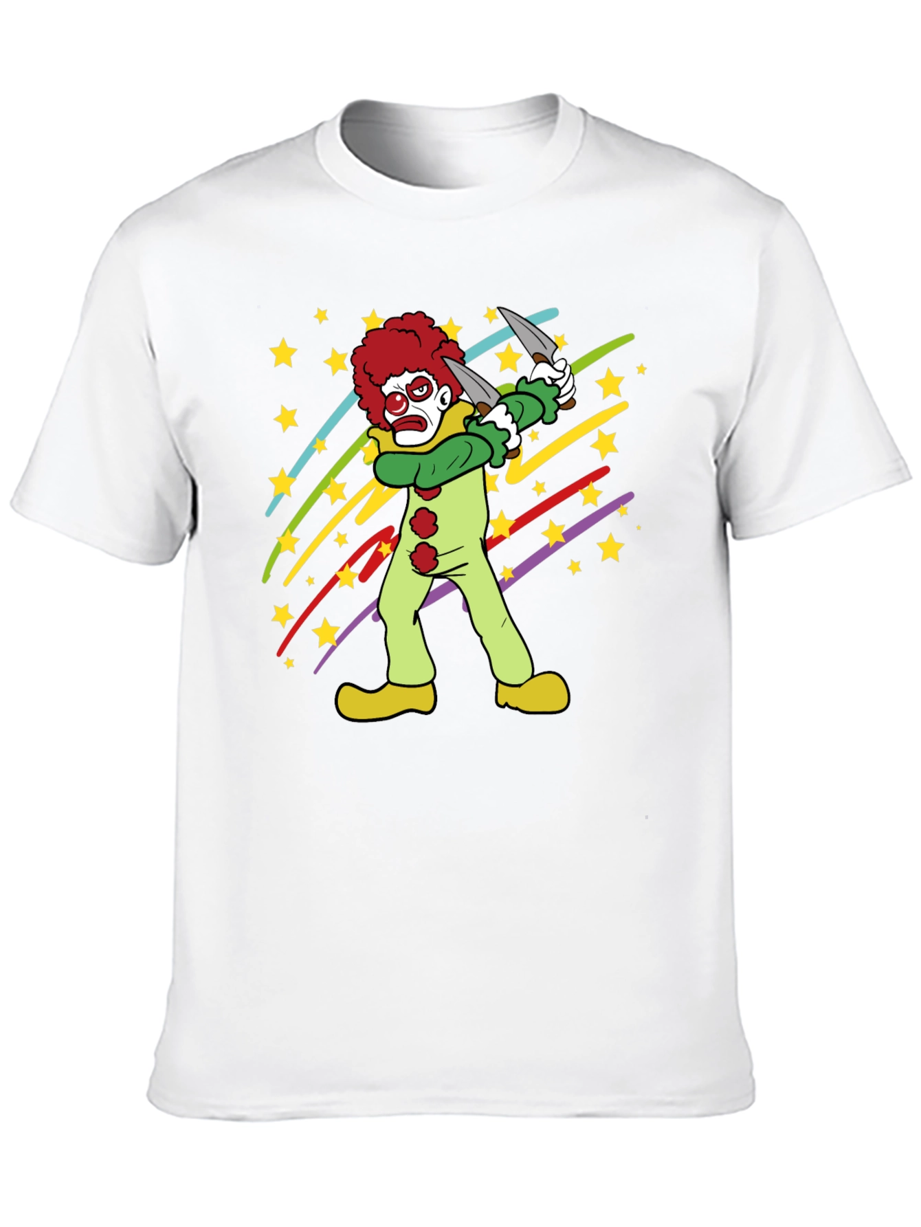 Clown Graphic Tee - Spooky Fun!