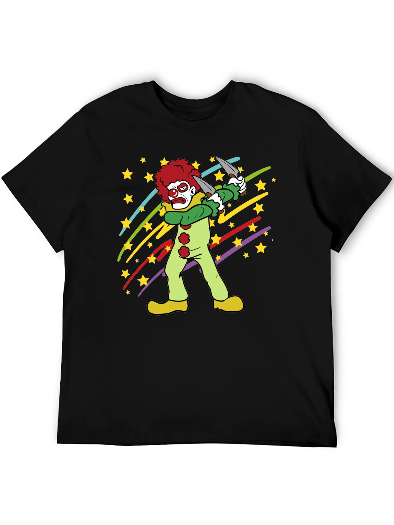 Clown Graphic Tee - Spooky Fun!
