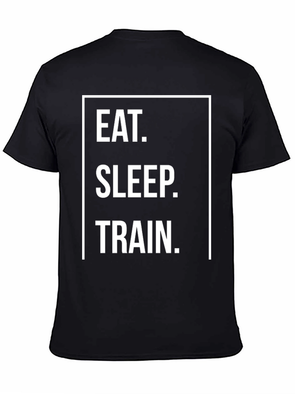 Eat Sleep Train Graphic Tee - Black