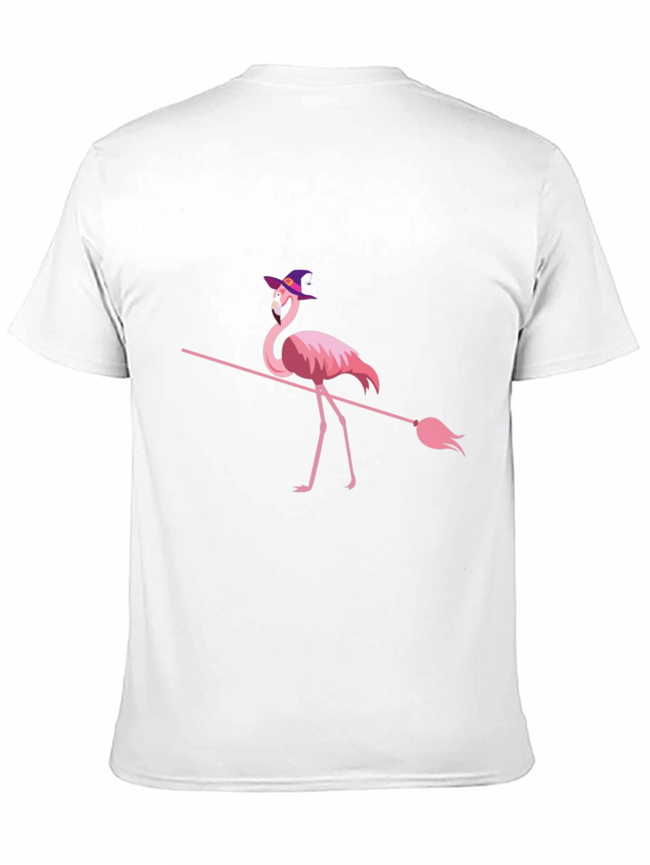 Witch Flamingo Halloween T-Shirt