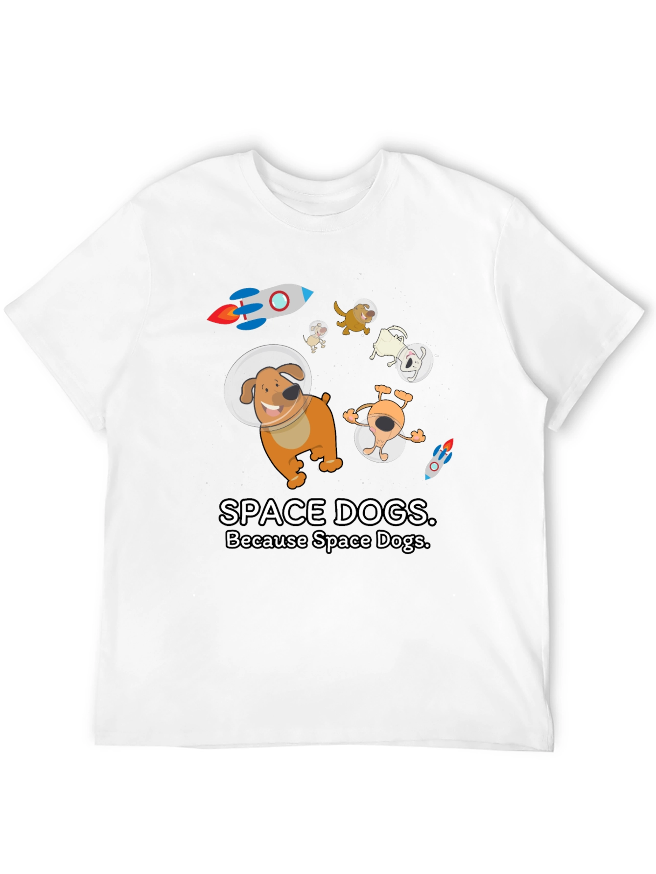 Space Dogs Graphic T-Shirt