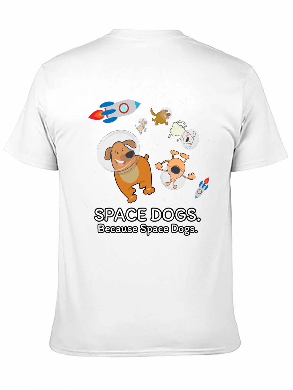 Space Dogs Graphic T-Shirt
