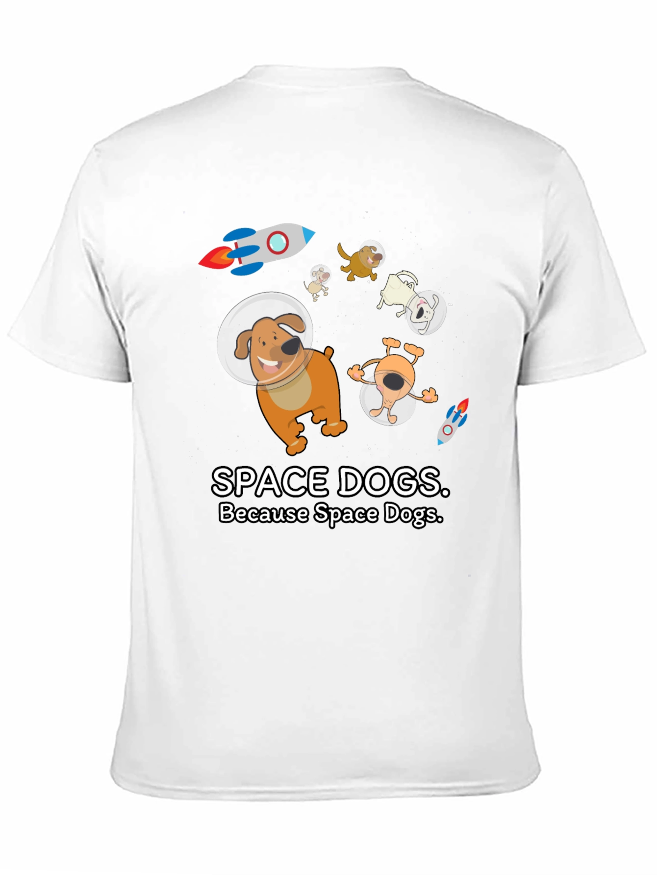 Space Dogs Graphic T-Shirt