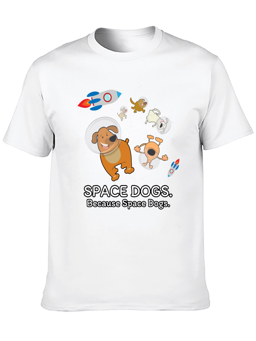 Space Dogs Graphic T-Shirt