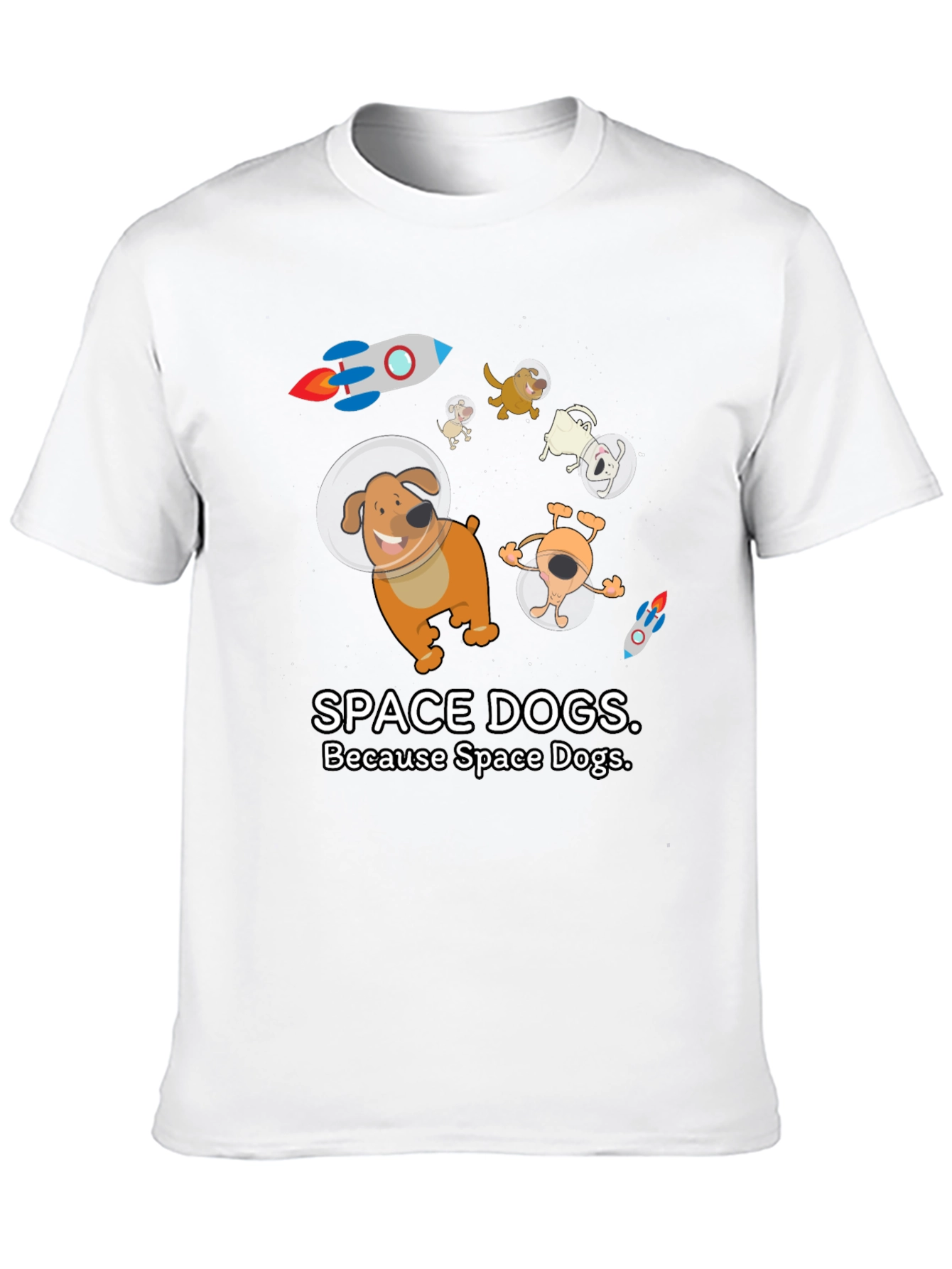 Space Dogs Graphic T-Shirt