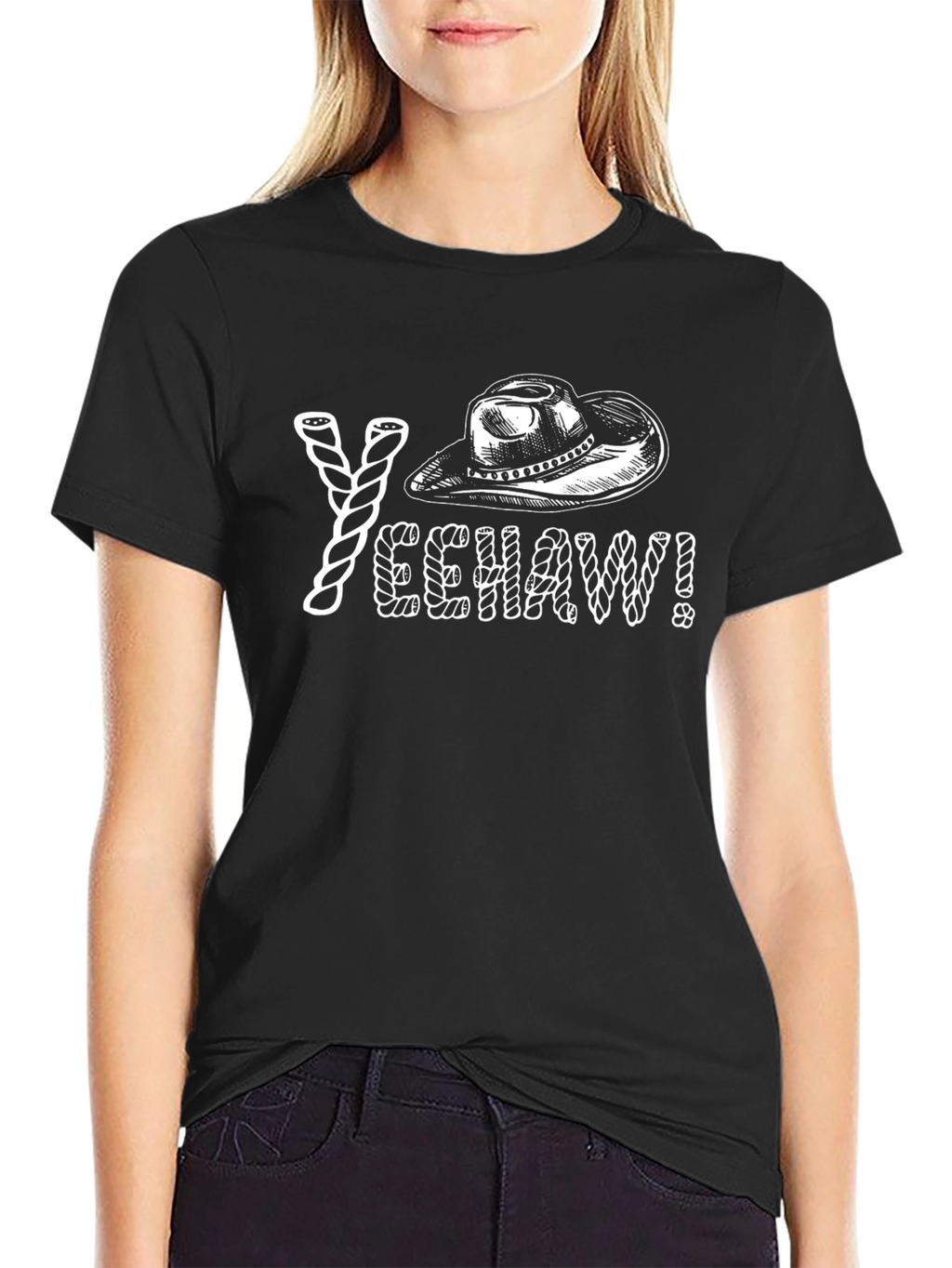 Yeehaw Cowboy T-Shirt - Western Style Novelty Tee