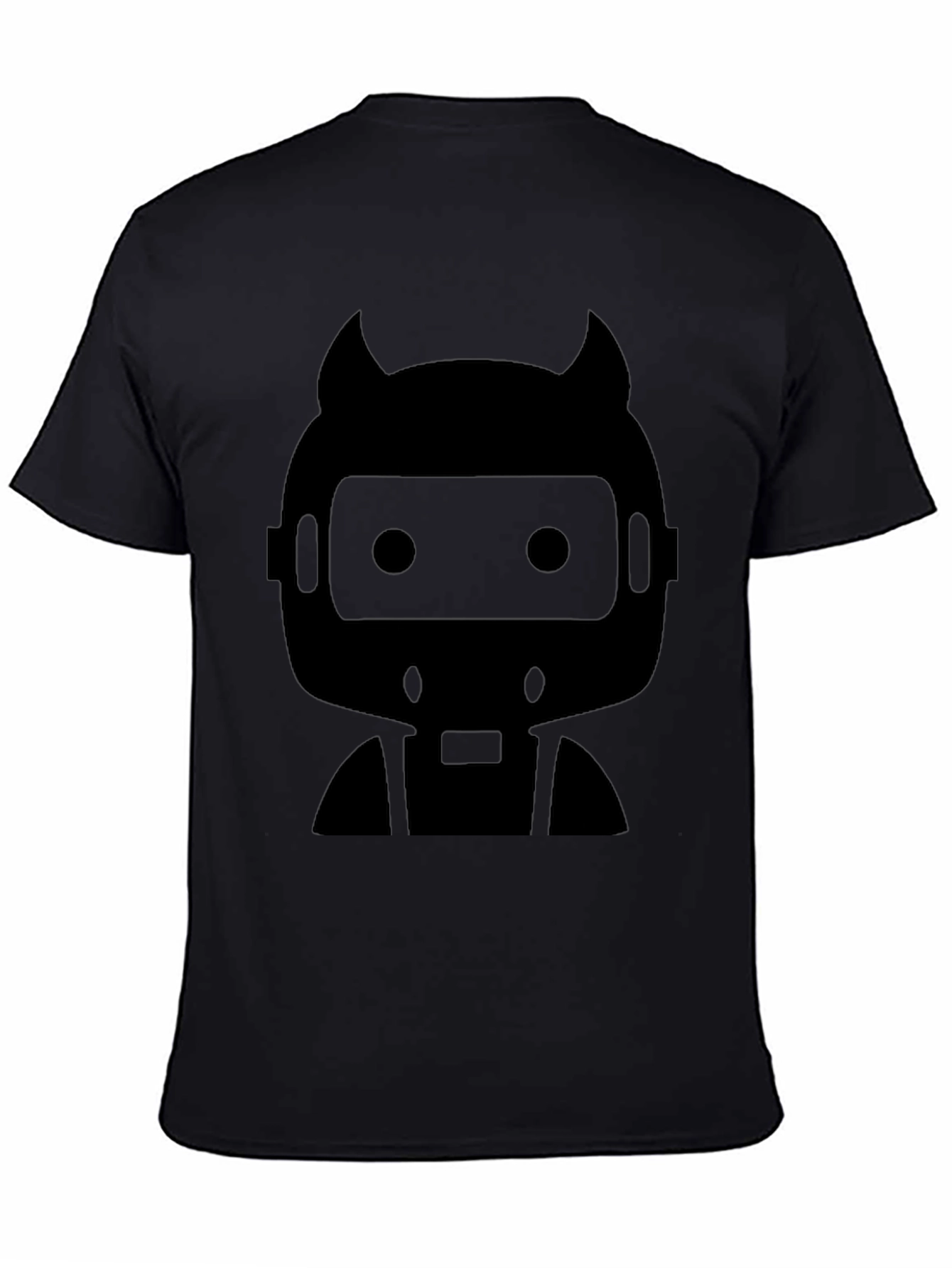 Cool Robot Devil Black T-Shirt
